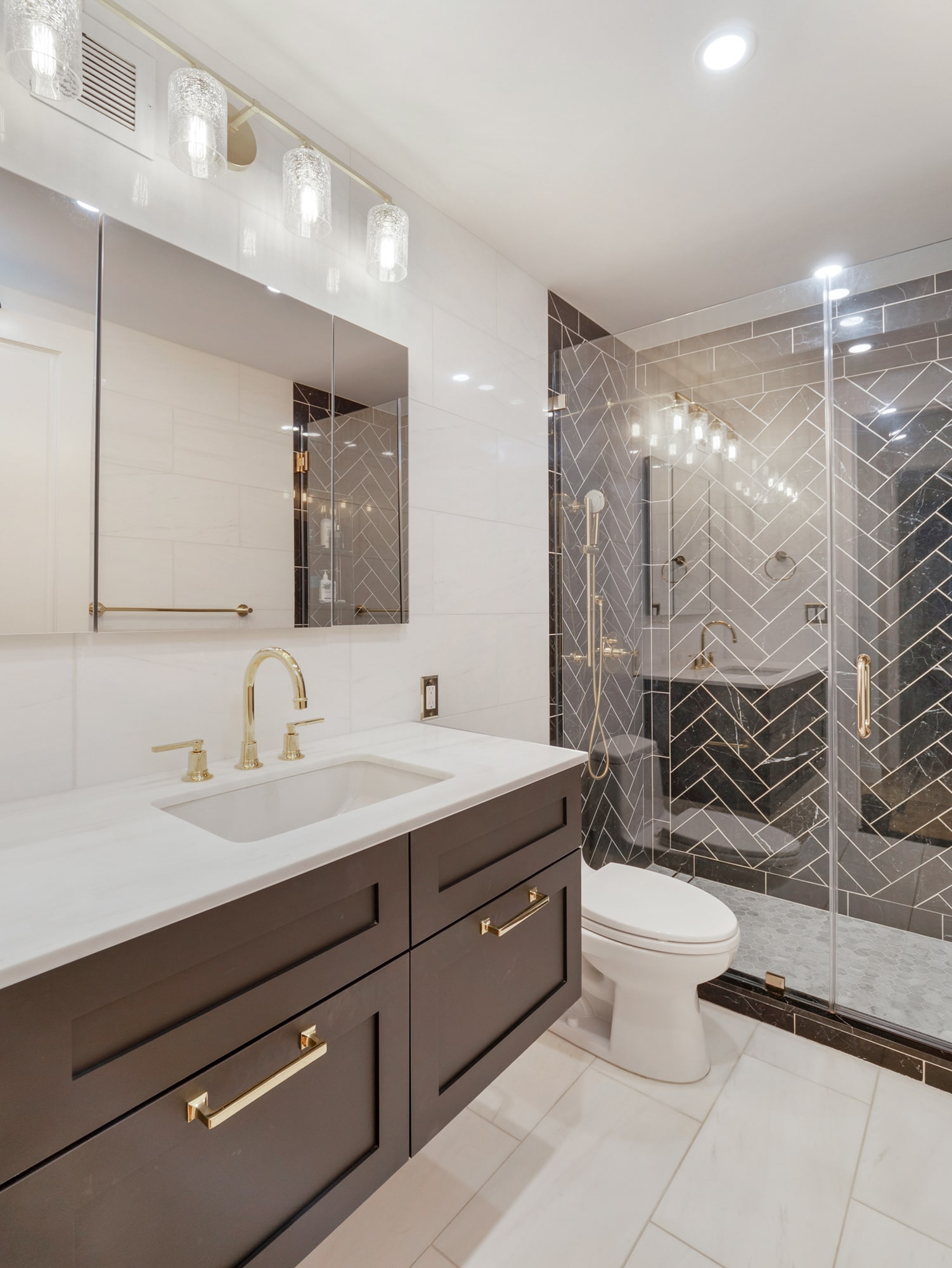 Full bathroom remodel completed by Ribeiro Home Improvements